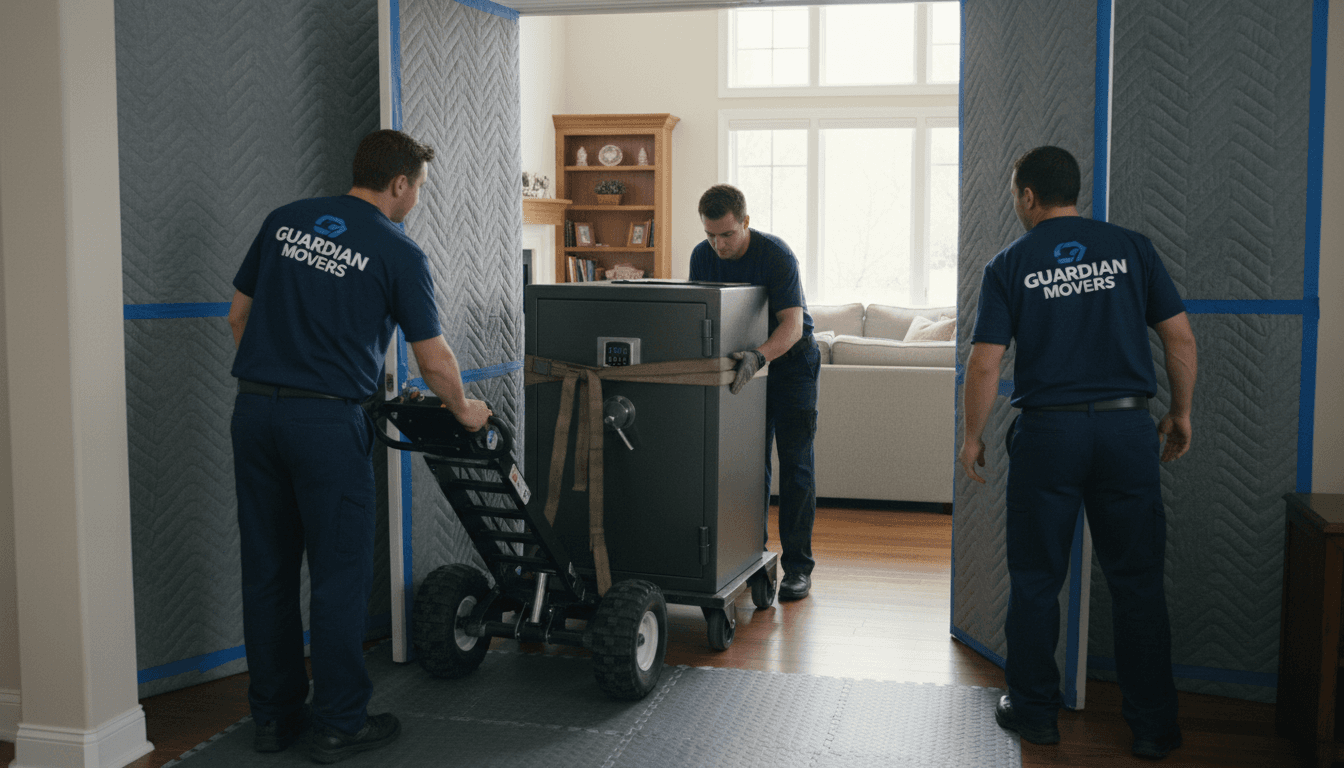 Moving heavy safe and bulky items
