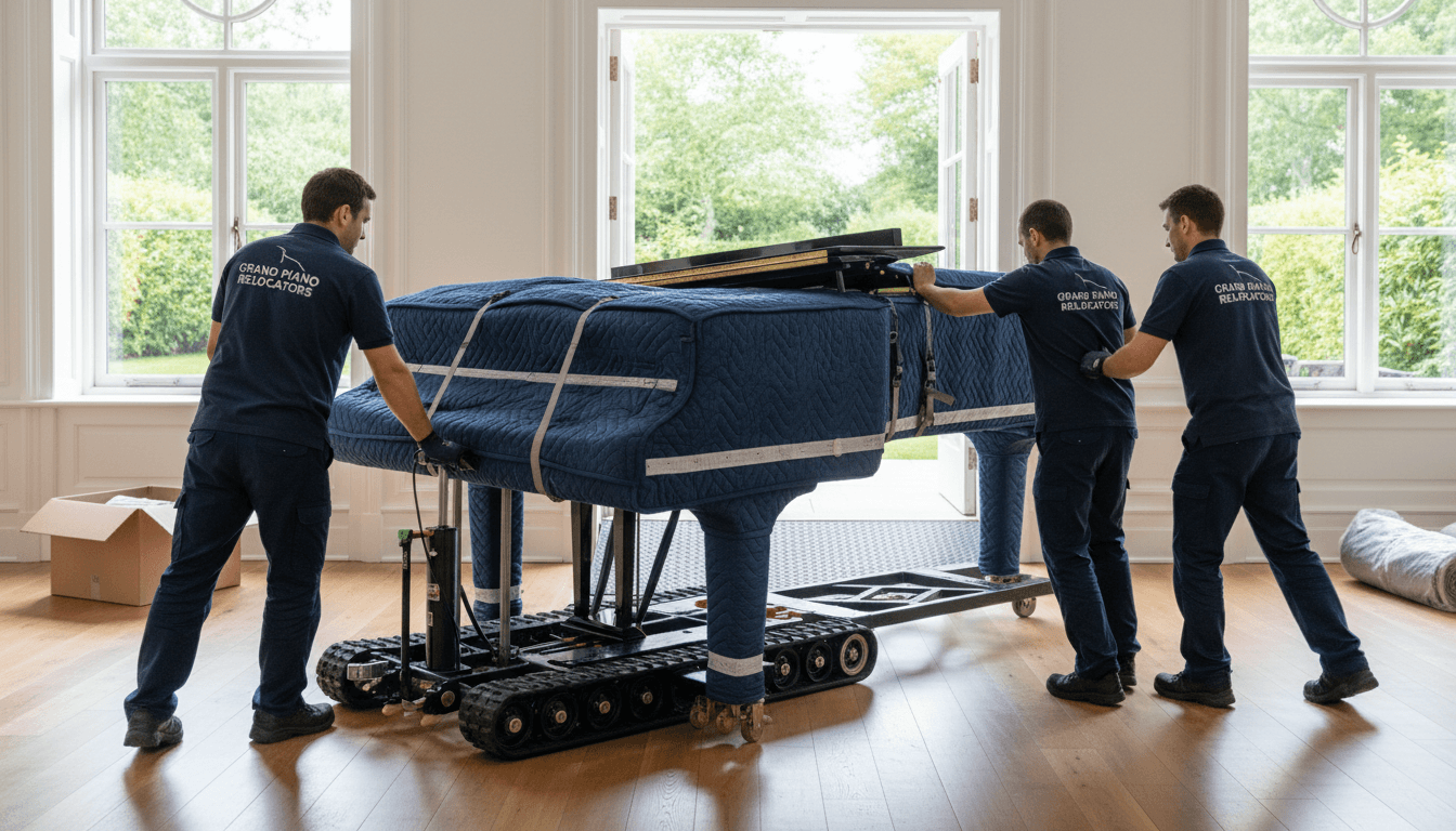 Professional piano moving service
